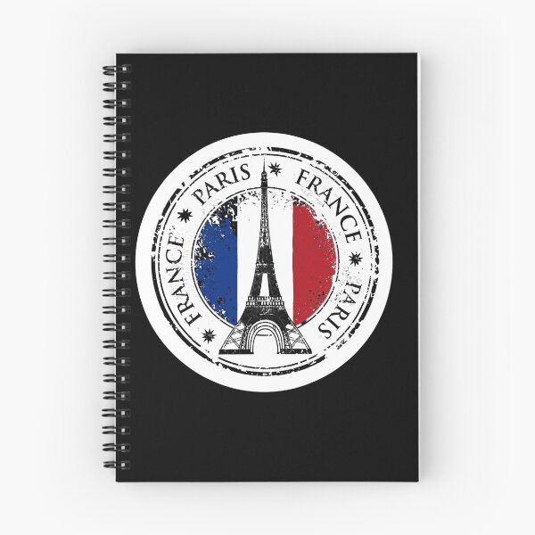 Item preview, Vintage Paris France Travel Stamp - Eiffel Tower & French Flag designed and sold by InkImagination1.