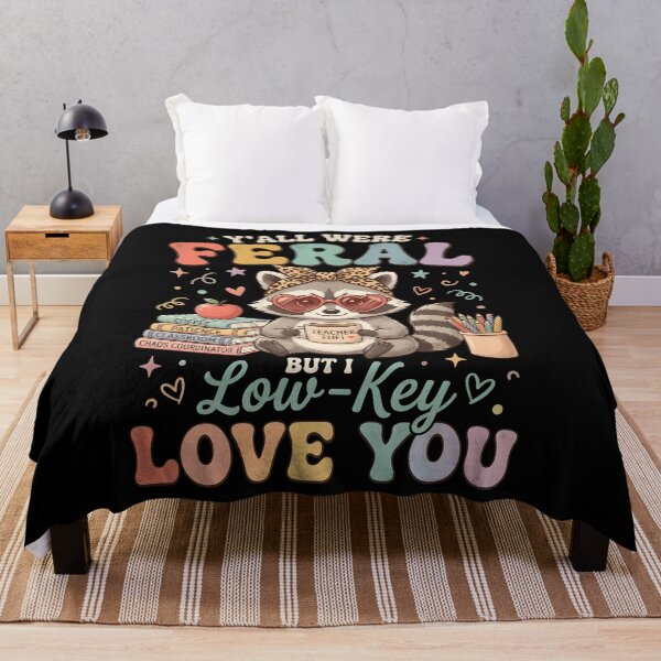Item preview, Y'all Were Feral But I Low Key Love You : Funny Teacher Quote Raccoon Iced Coffee Classroom Appreciation png Retro Cute School Humor designed and sold by NewaveBoutique.