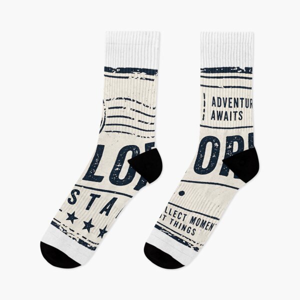 Item preview, Explore More Travel Stamp Vintage Adventure Passport Aesthetic Minimal Retro Design designed and sold by StickyGuys.