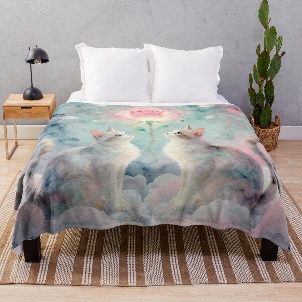 Item preview, Two Cute Cats and A Magical Rose designed and sold by Lightworker11.