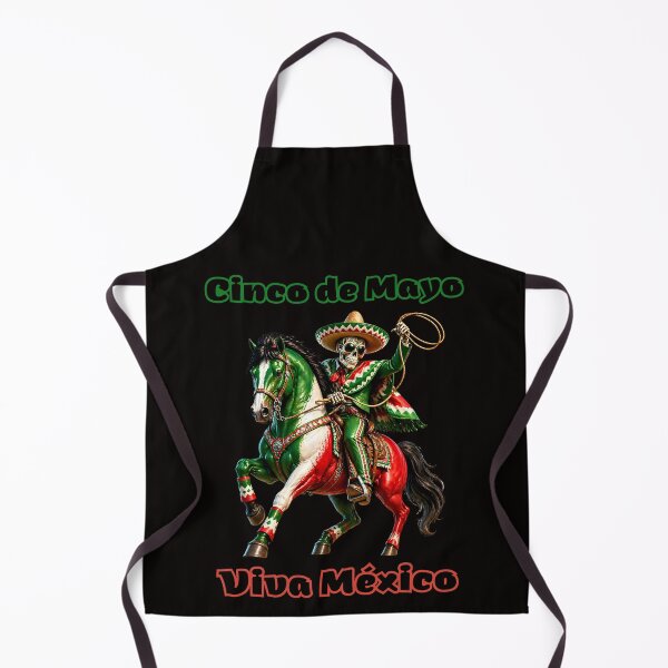 Item preview, Cinco de Mayo Skeleton Charro Riding Horse Viva Mexico Design designed and sold by ArtSpark Studio.