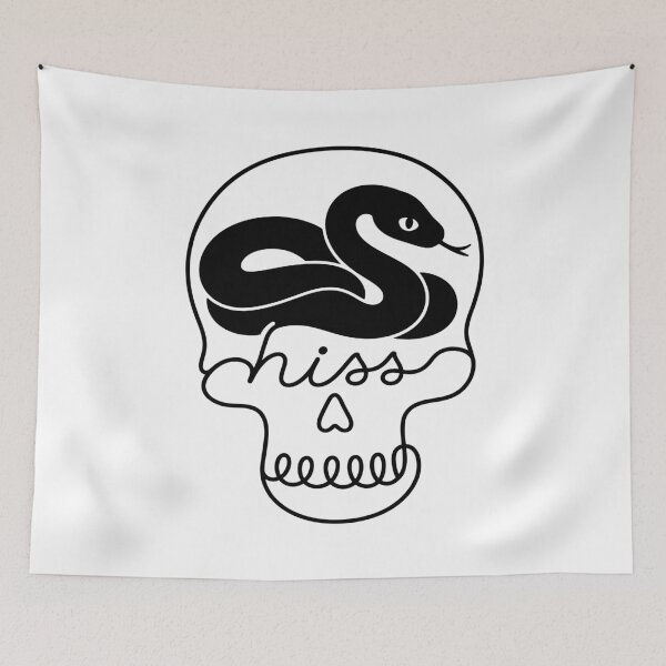 Item preview, Hiss Snake Creepy Cute Snake Skull Hiss Spooky Goth  designed and sold by gunaone-design.