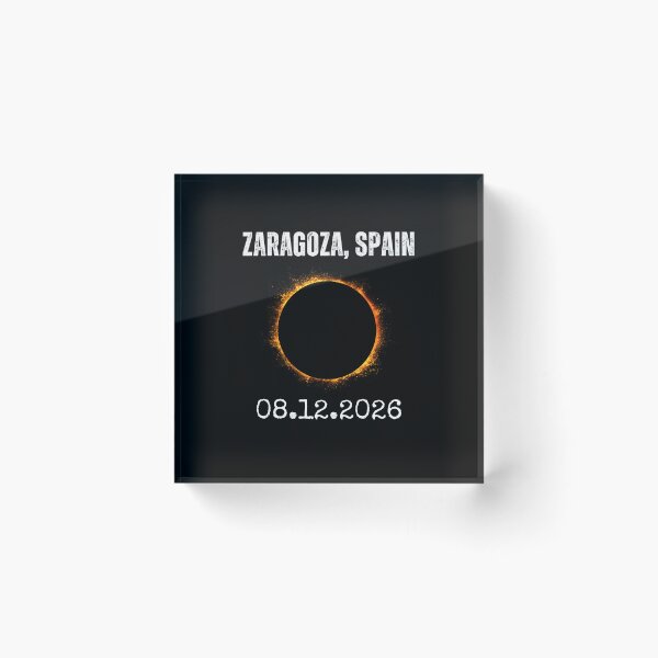 Item preview, Zaragoza Spain Solar Eclipse 08.12.2026 Event designed and sold by snowry.