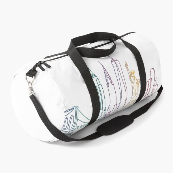 Item preview, New York Skyline Rainbow Line Art designed and sold by PixorStudio.