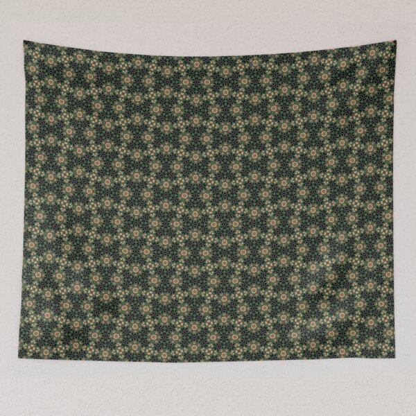 Item preview, Vintage Green Floral Pattern designed and sold by GraceInNatureCo.