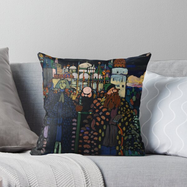 Item preview, Morning - Expressionist Cityscape Painting Abstract Scene for Modern Art Lovers designed and sold by RickE.