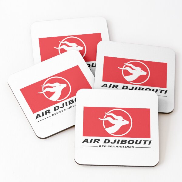 Item preview, Air Djibouti Red Sea Airlines Retro Airline Logo designed and sold by RetroAviation.