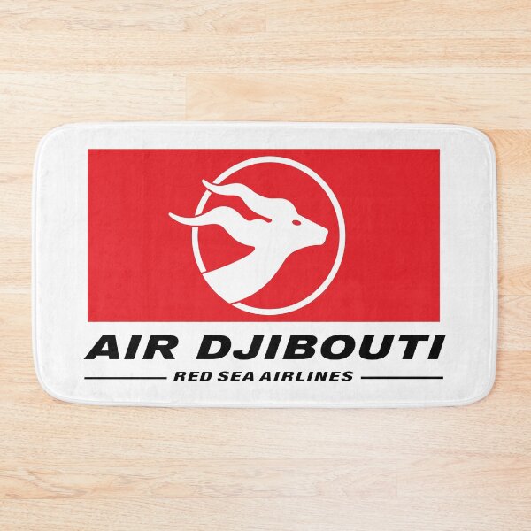 Item preview, Air Djibouti Red Sea Airlines Retro Airline Logo designed and sold by RetroAviation.