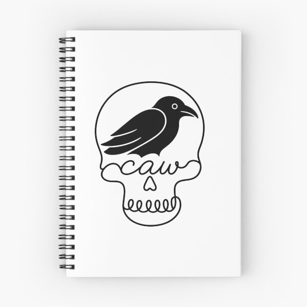 Item preview, Caw Crow Skull Creepy Cute Raven Bird Spooky Goth designed and sold by gunaone-design.
