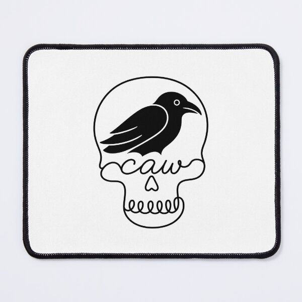 Item preview, Caw Crow Skull Creepy Cute Raven Bird Spooky Goth designed and sold by gunaone-design.