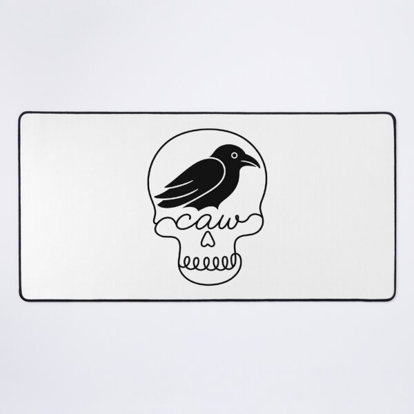 Item preview, Caw Crow Skull Creepy Cute Raven Bird Spooky Goth designed and sold by gunaone-design.