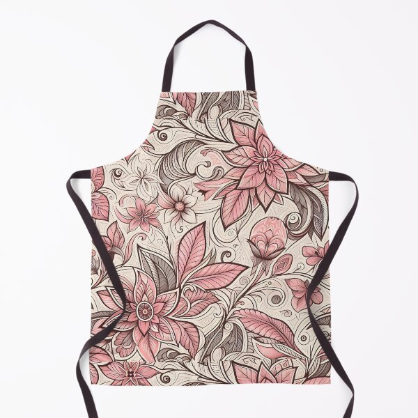 Item preview, Blush Pink Minimal Floral Pattern Art designed and sold by Apex Designs.