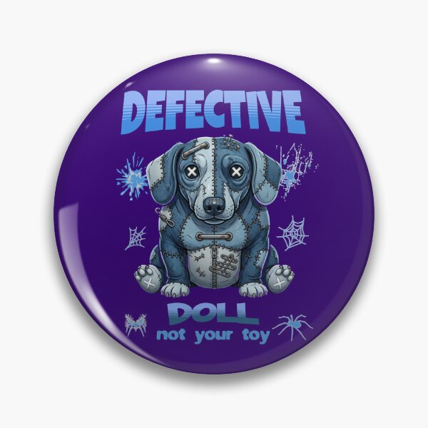 Item preview, Voodoo Dachshund – Not Your Toy Creepy Cute Gothic Dog Design designed and sold by PixelsPaws.