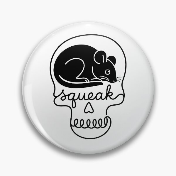 Item preview, Squeak Rat Creepy Cute Mouse Skull Spooky Goth designed and sold by gunaone-design.