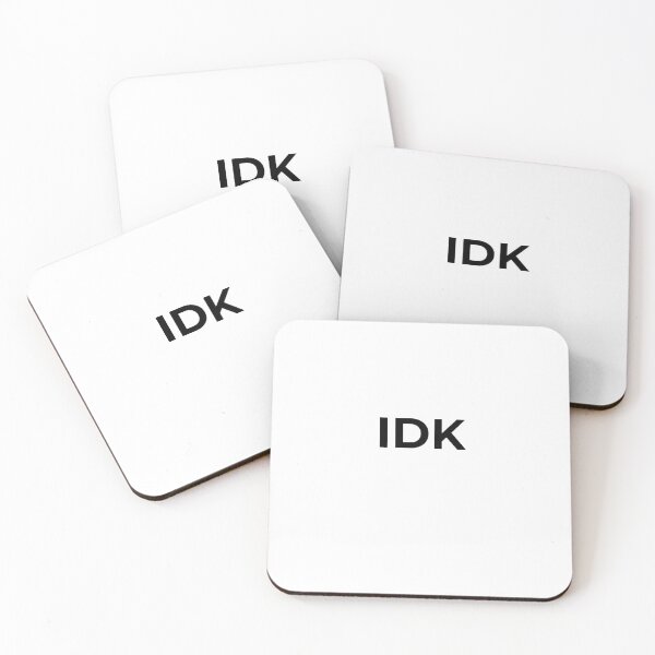 Item preview, IDK Funny Minimalist Aesthetic Humor designed and sold by UnrealShopKelko.