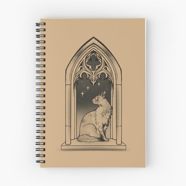 Item preview, cathedral window cat designed and sold by mother.mother.ink.