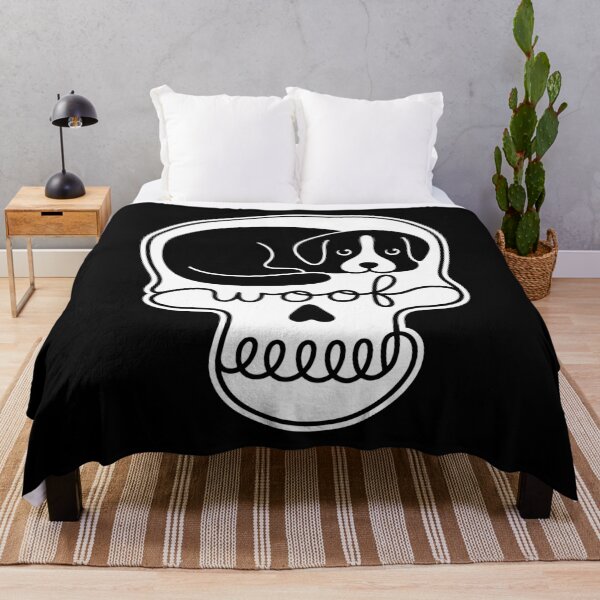 Item preview, Woof Dog Creepy Cute Dog Skull Woof Spooky Goth designed and sold by gunaone-design.