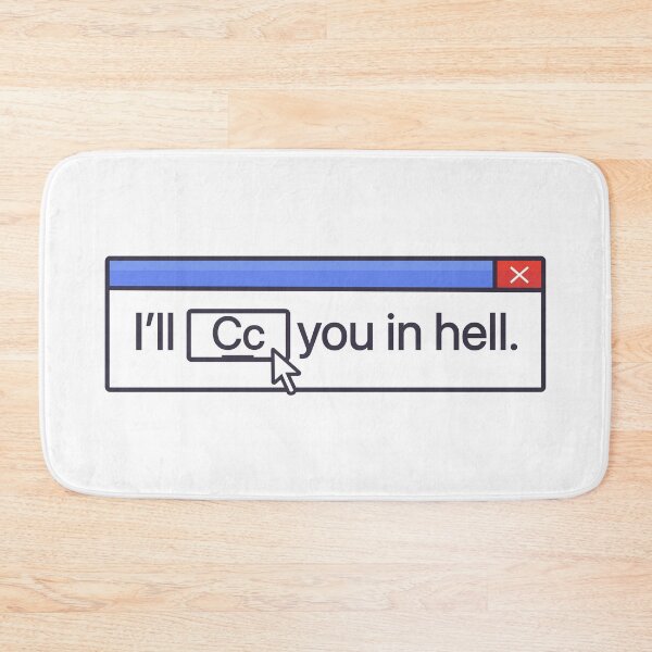 Item preview, I'LL CC YOU IN HELL designed and sold by oddwonders.