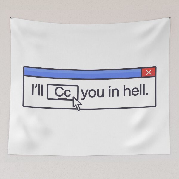 Item preview, I'LL CC YOU IN HELL designed and sold by oddwonders.