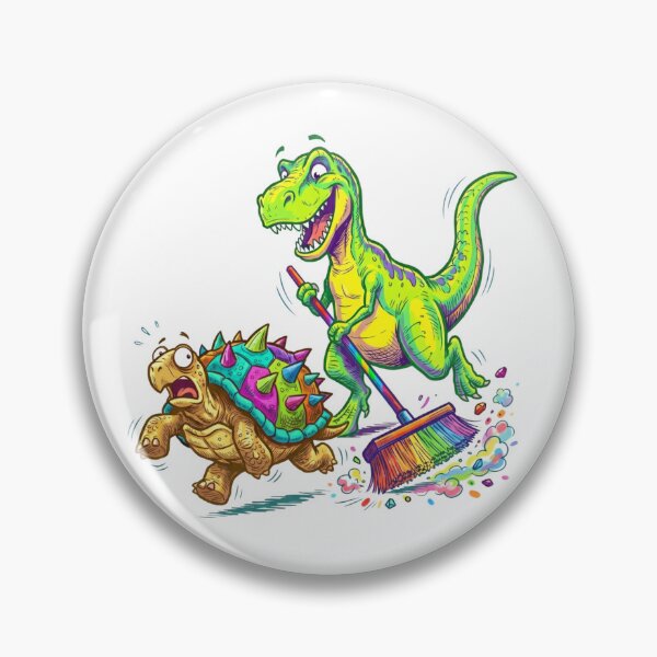 Item preview, T-Rex and the Ancient Tortoise designed and sold by PP&RAINBOW SHOP.