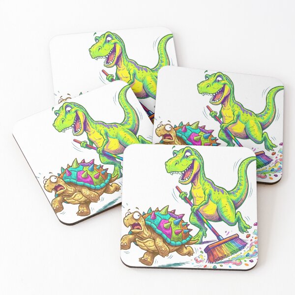 Item preview, T-Rex and the Ancient Tortoise designed and sold by PP&RAINBOW SHOP.