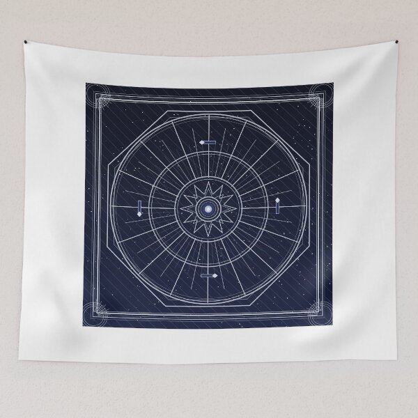 Item preview, Midnight Silver Art Deco Print | Celestial Geometric Poster | Dark Luxury Wall Decor  designed and sold by start-tool.