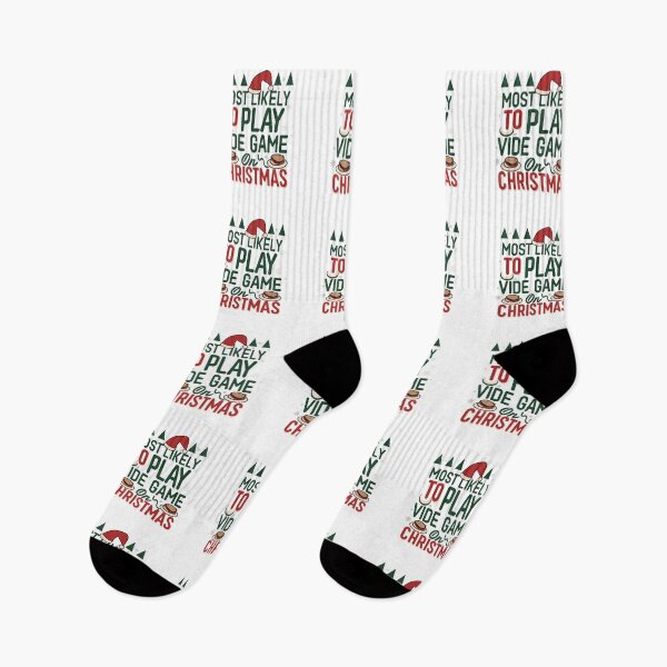 Item preview, Most Likely To Play Video Games On Christmas Funny Gamer Gift designed and sold by CyfroweMysli.