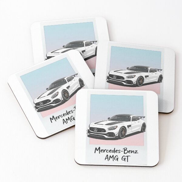 Item preview, Mercedes-Benz AMG GT White Supercar Retro Polaroid Aesthetic Art designed and sold by Motorline44.