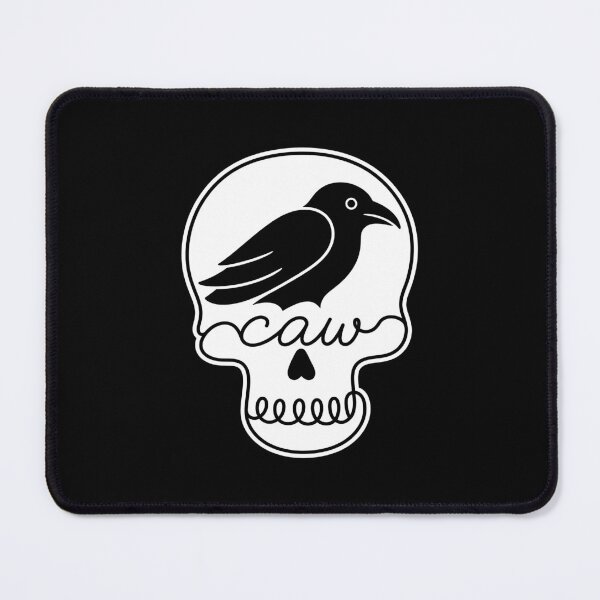 Item preview, Caw Crow Skull Creepy Cute Raven Bird Spooky Season designed and sold by gunaone-design.