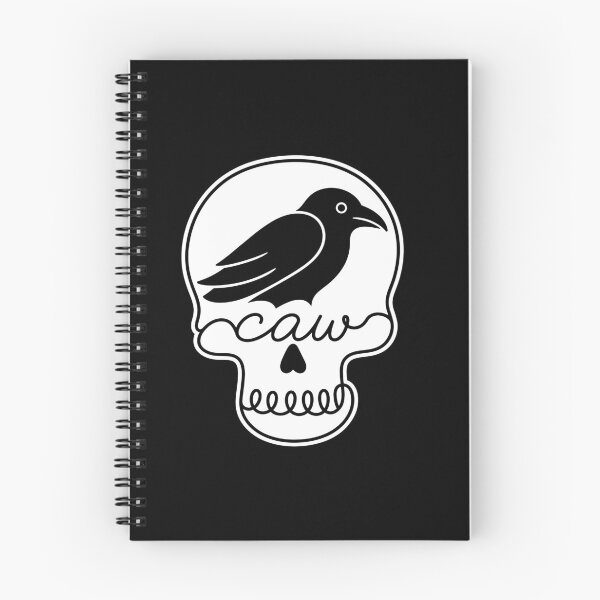 Item preview, Caw Crow Skull Creepy Cute Raven Bird Spooky Season designed and sold by gunaone-design.