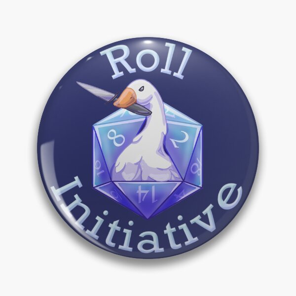 Item preview, Roll Initiative Goose - Blue designed and sold by -Solarly-.