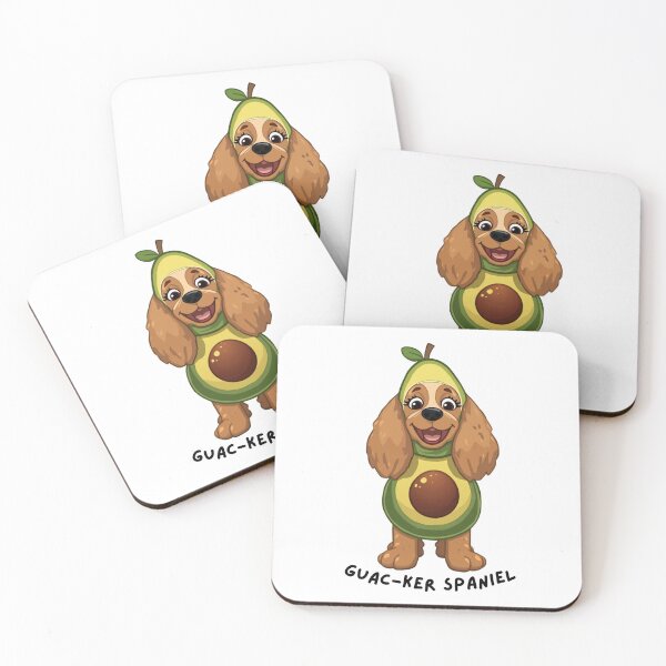 Item preview, Cocker Spaniel in an Avocado Costume Guacker Spaniel designed and sold by andersonarchive.