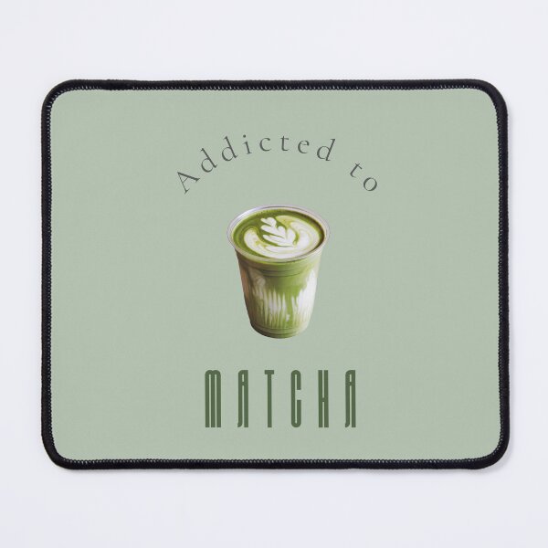 Item preview, Addicted to Matcha — Bold Typography Green Tea Wall Art Print designed and sold by MoodsOfMine.