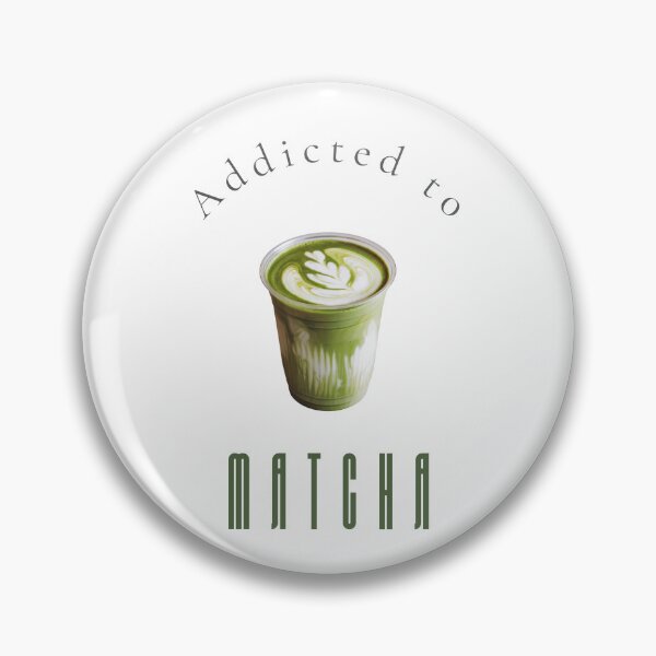 Item preview, Addicted to Matcha — Bold Typography Green Tea Wall Art Print designed and sold by MoodsOfMine.