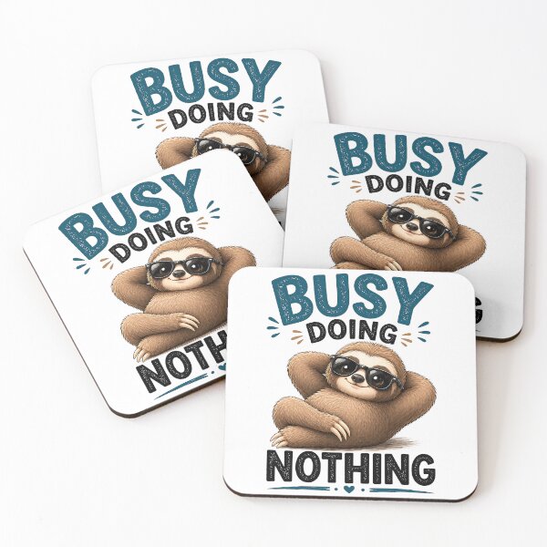 Item preview, Busy Doing Nothing Sloth Shirt Funny Lazy Sloth Shirt Cute Sloth Meme Chill Vibes Shirt Relax Humor Gift designed and sold by Digital Culture Studio.