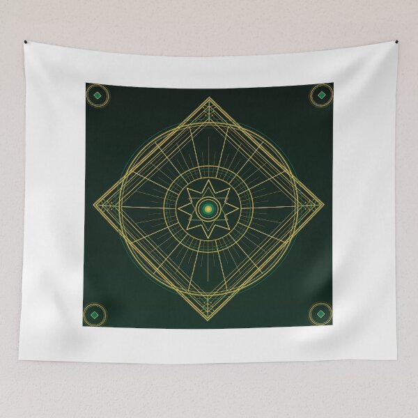 Item preview, Emerald Gold Art Deco Print | Botanical Geometric Poster | Jewel Tone Luxury Wall Decor designed and sold by start-tool.