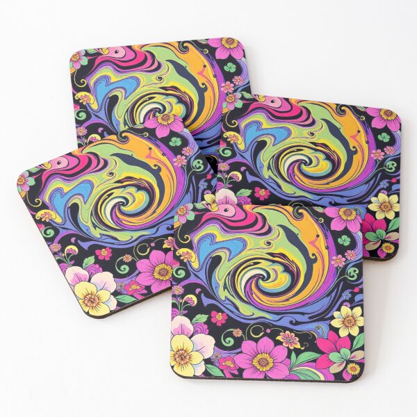 Item preview, Psychedelic Floral Landscapes designed and sold by AllAroundArtist.