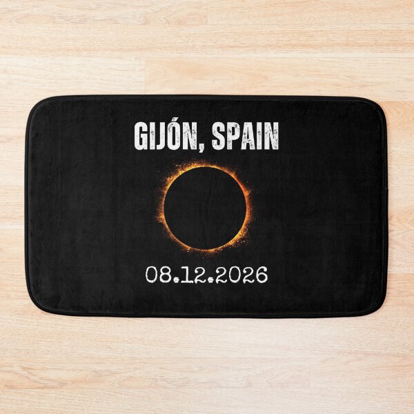 Item preview, Gijón Spain Total Sun Obscuration 2026 designed and sold by snowry.