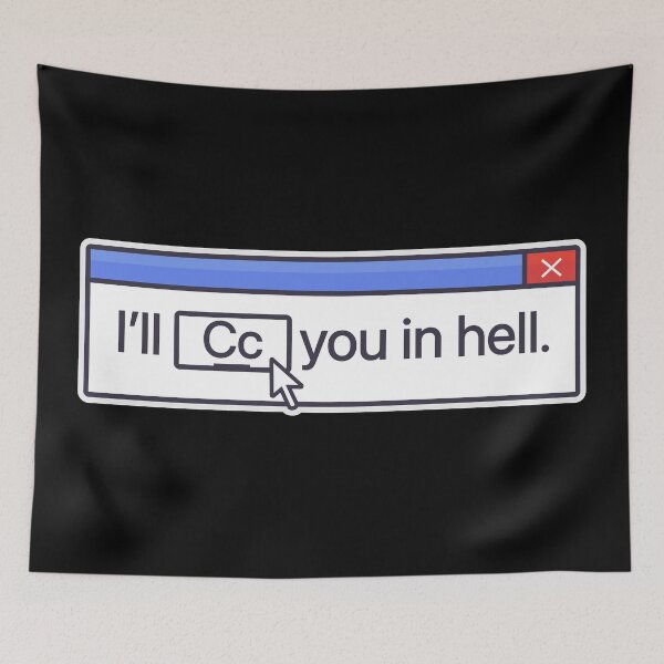 Item preview, I'LL CC YOU IN HELL designed and sold by oddwonders.