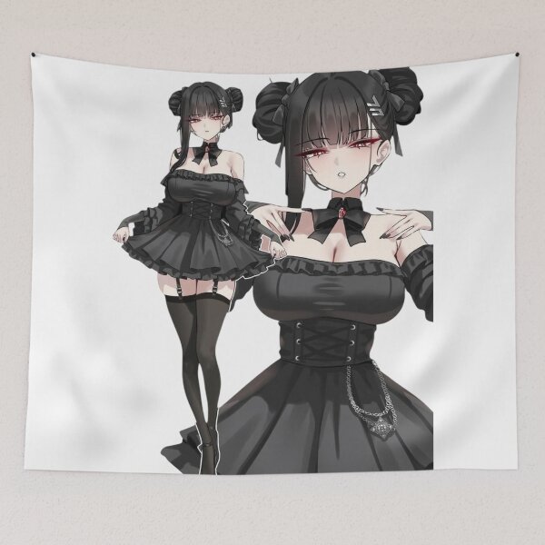 Item preview, Tsukatsuki Rio Goth Outfit Blue Archive designed and sold by KomiArts.