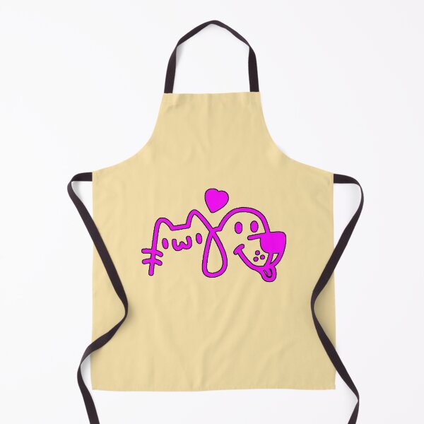 Item preview, Cat Dog Love Kawaii Magenta Line Pets Friends designed and sold by AstronautMerch.