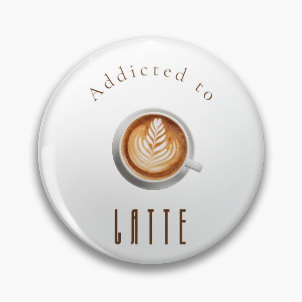 Item preview, Addicted to Latte Coffee Wall Art Print Dark Aesthetic designed and sold by MoodsOfMine.