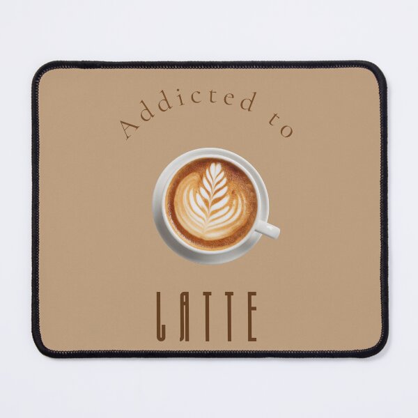 Item preview, Addicted to Latte Coffee Wall Art Print Dark Aesthetic designed and sold by MoodsOfMine.