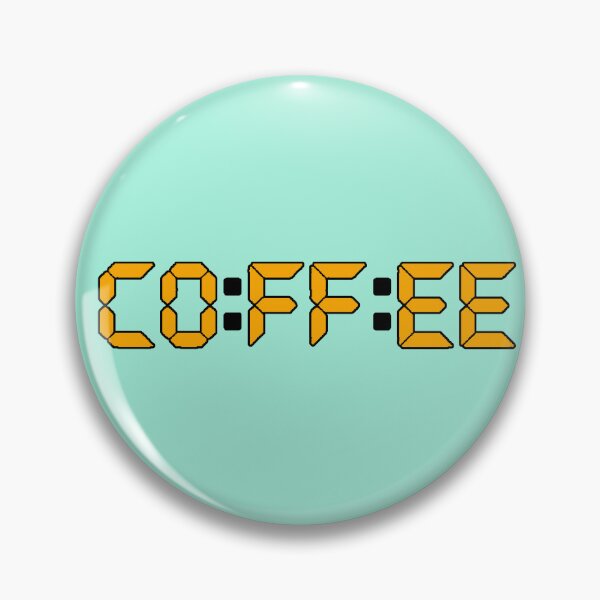 Item preview, CO:FF:EE Hora Del Café Reloj Digital Coffee Time designed and sold by AstronautMerch.