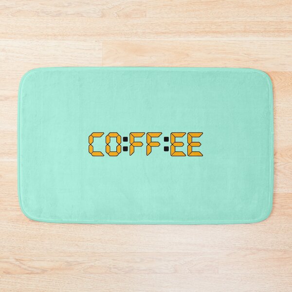 Item preview, CO:FF:EE Coffee Time Digital Clock designed and sold by AstronautMerch.
