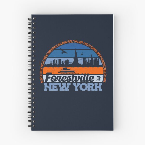 Item preview, Forestville New York Sunset Retro Vintage Local Pride Logo designed and sold by CRHPOD20.