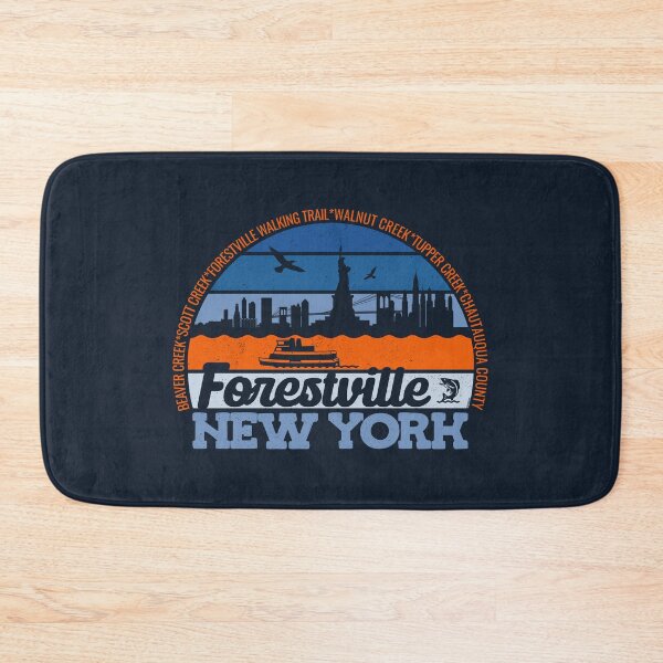 Item preview, Forestville New York Sunset Retro Vintage Local Pride Logo designed and sold by CRHPOD20.