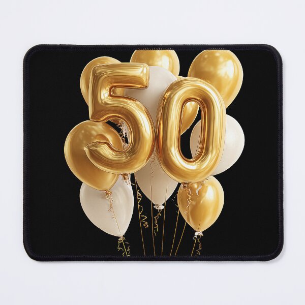 Item preview, Gold 50th Anniversary Balloons designed and sold by Creatby7030.