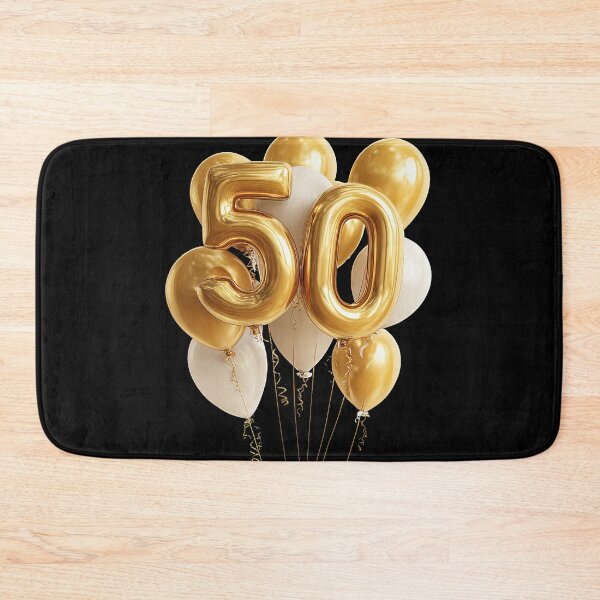 Item preview, Gold 50th Anniversary Balloons designed and sold by Creatby7030.