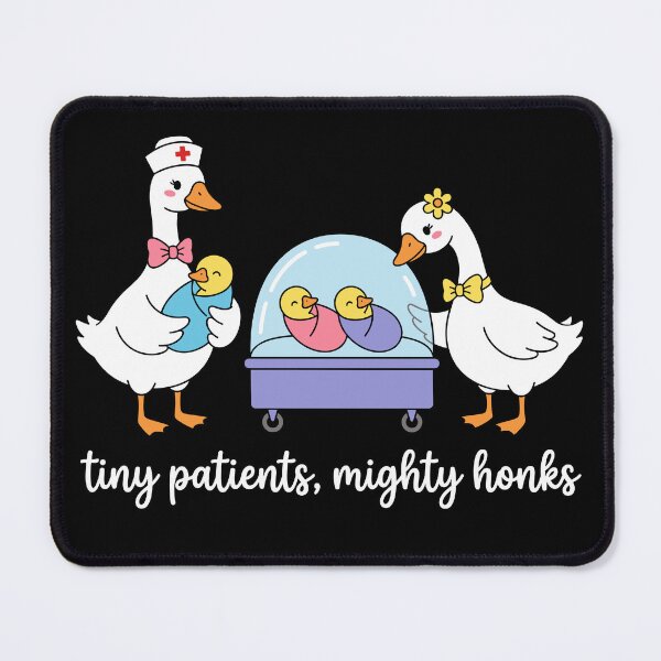 Item preview, NICU Nurse Goose Tiny Patients Mighty Honks Gift, Pediatric Nursing Silly Goose Neonatal ICU designed and sold by MrDesing10 ⭐⭐⭐⭐⭐.